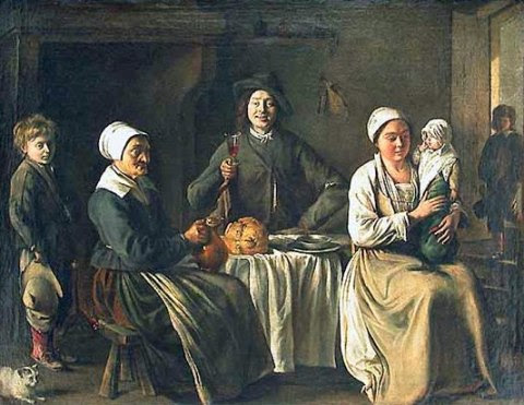 La famille heureuse (Le retour du bapteme)