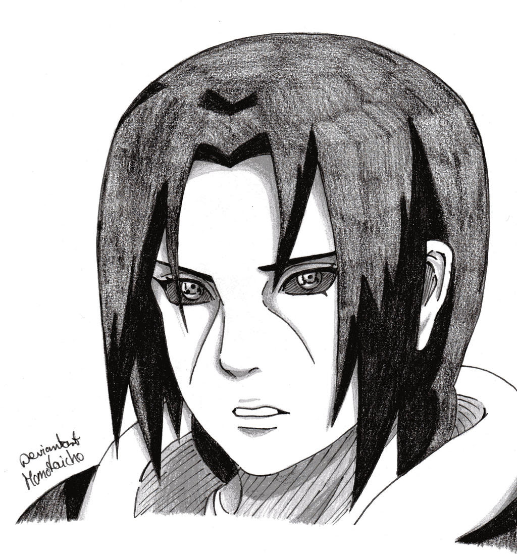 Itachi Drawing Speed Drawing Itachi Uchiha From Naruto Youtube