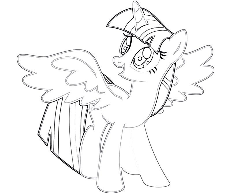 Featured image of post Alicorn Twilight Alicorn Mlp Coloring Pages