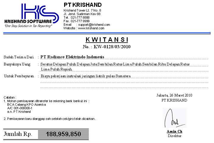 Contoh Invoice Faktur Feed News Indonesia