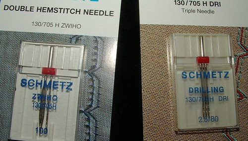 double wing needle and tri[ple needle