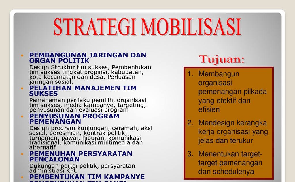 Struktur Organisasi Tim Sukses Pilkada Berbagi Struktur