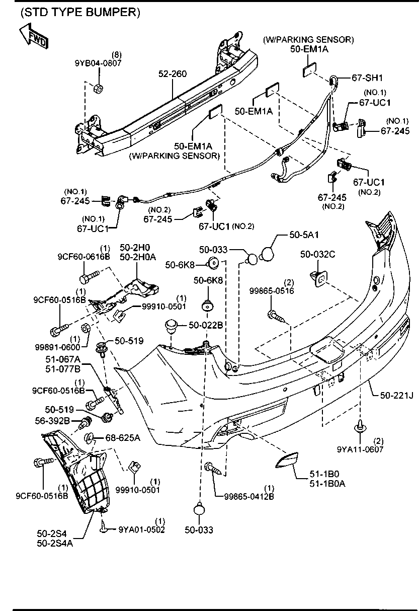2008 Mazda 3 Parts Diagram - Ultimate Mazda
