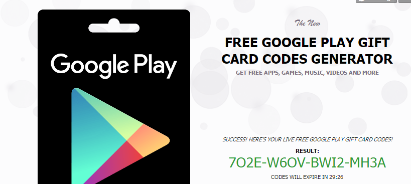 Google Play Gift Card Generator Without Human Verification