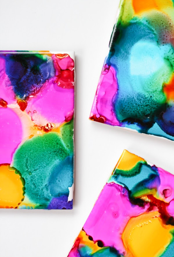 Original Alcohol Ink On Glass Examples6