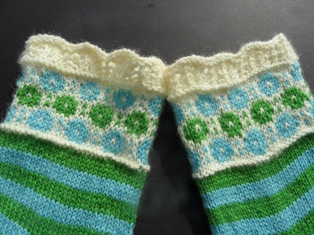 Winter Garden socks-2