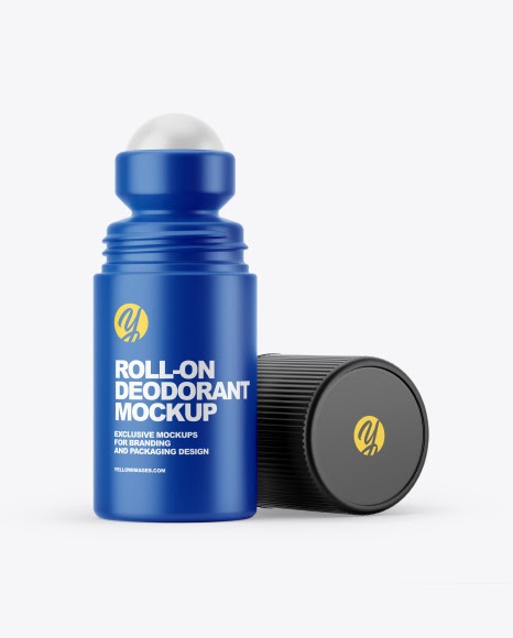 Download Download Plastic Matte Roll On Deodorant Mockup Psd Opened Roll On Deodorant Mockup In Bottle Mockups On Yellow Images A Collection Of Free Premium Photoshop Smart Object Showcase PSD Mockup Templates