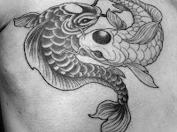Avatar Koi Fish Yin Yang Tattoo