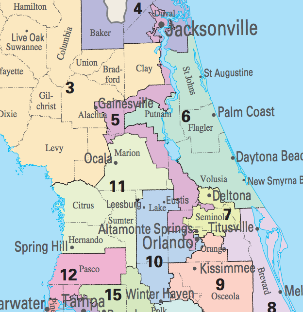 25 Florida Congressional District Map Online Map Around The World