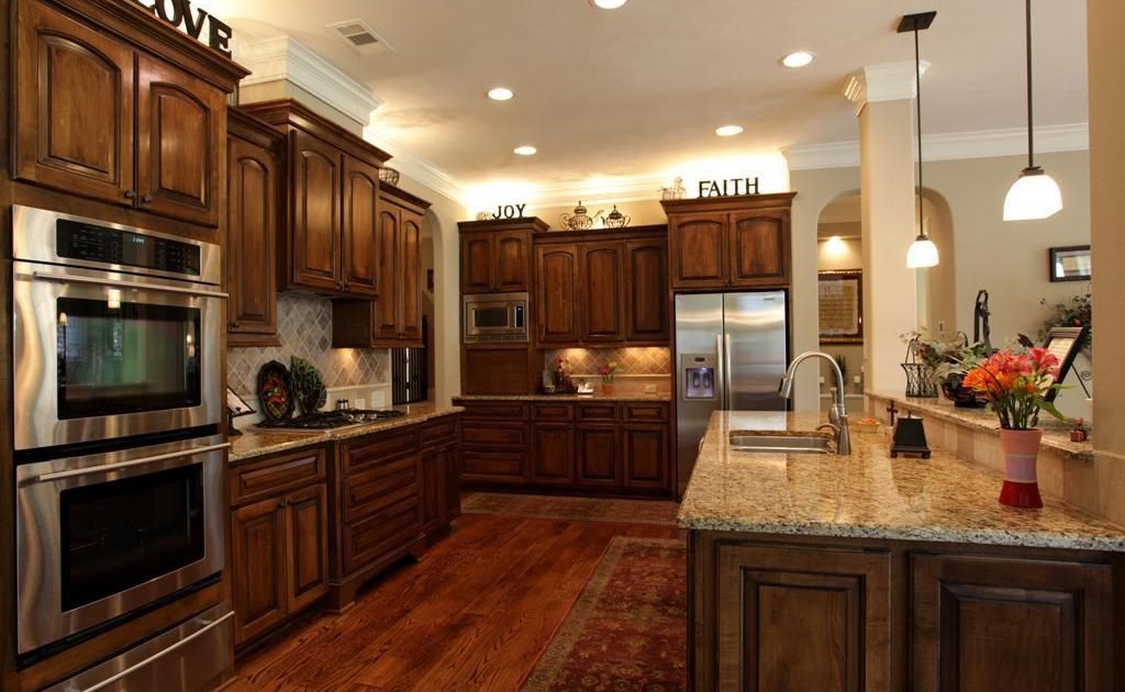 What Color Floor With Walnut Cabinets / Pictures of Kitchens ...