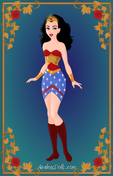 DC Comics&#8217; Wonder Woman as a Disney princess. Made by moderator Ann.