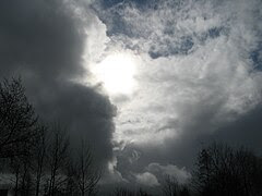 Norddeich wolkenberge dunkler