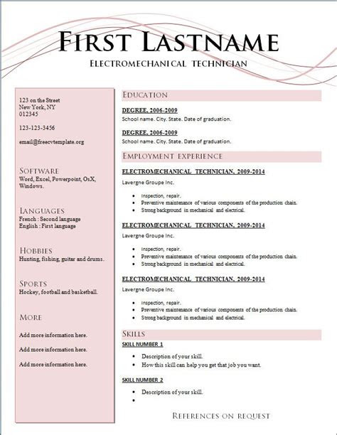 sample-resume-new-zealand-style