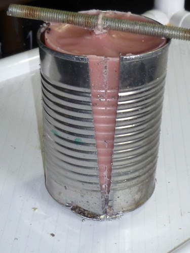 Making a Candle from Scrap Wax