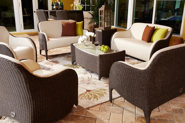 Luxor Outdoor Living Room Set - traditional - patio - miami - by