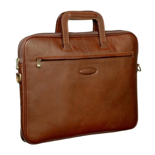 Folios & Organisers (UK): Luxury Tan Leather Document Carrier (Tutti)