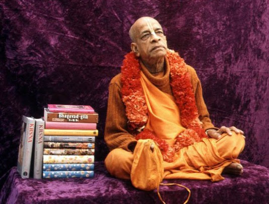 Srila Prabhupada with Books 1