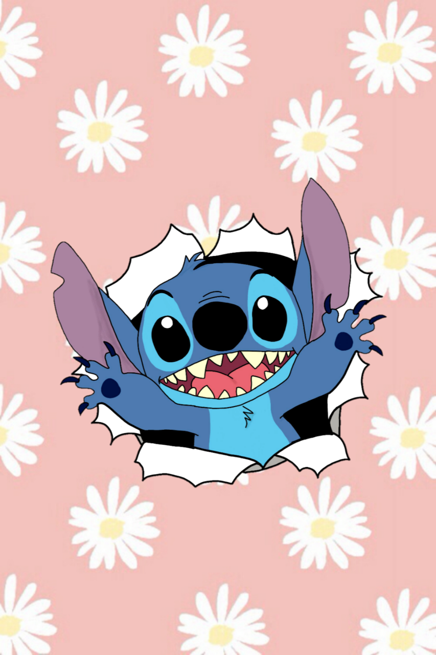 Cute Iphone Aesthetic Background Stitch Wallpaper - Images Gallery