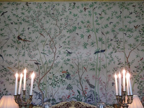 Handpainted Wallpaper at Chatsworth