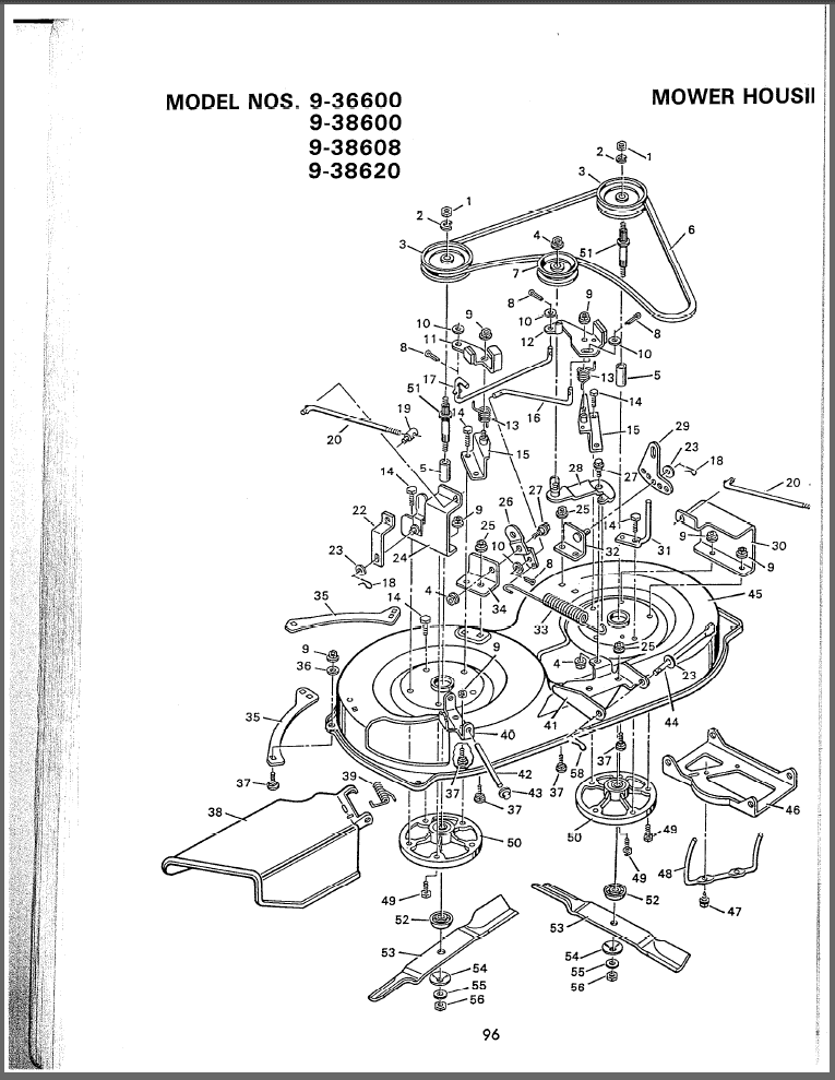 Murray 38 Inch Deck Belt Diagram - General Wiring Diagram