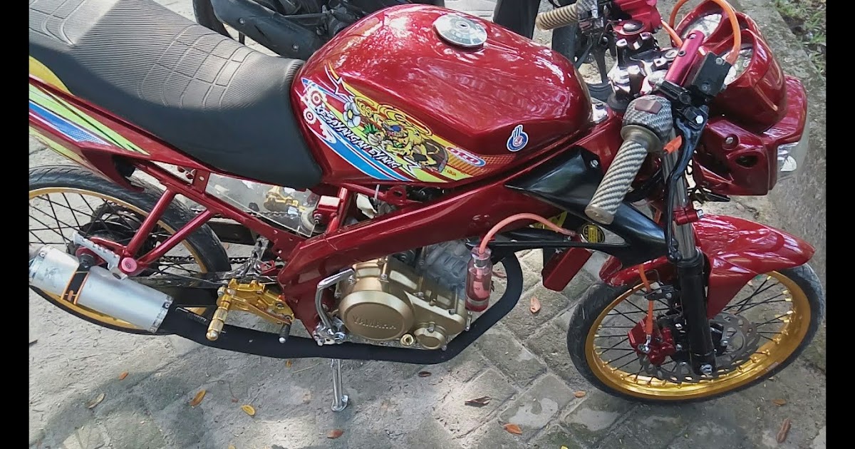 Ide Populer 37 Modifikasi Vixion Old Merah