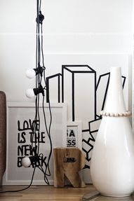 Via Mechant Design | Granit String Lights | Black and White | Nordic Scandinavian