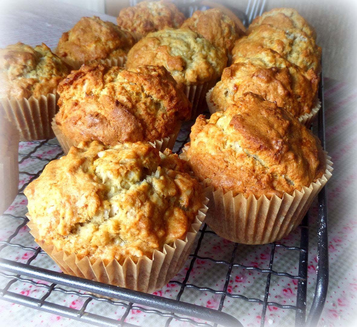 The English Kitchen: Banana, Coconut and Macadamia Nut Muffins