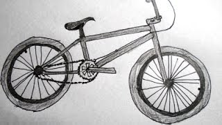 How To Draw Mountain Bike - Draw Easy