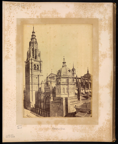 Catedral de Toledo en el siglo XIX. Foto Jean Laurent. Biblioteca Nacional de Brasil