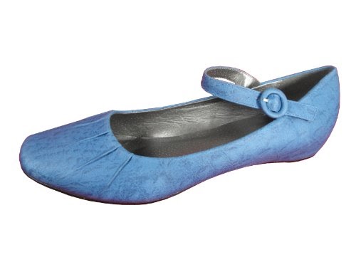 denim mary janes