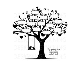 163 Template Cricut Family Tree Svg Free SVG PNG EPS DXF File