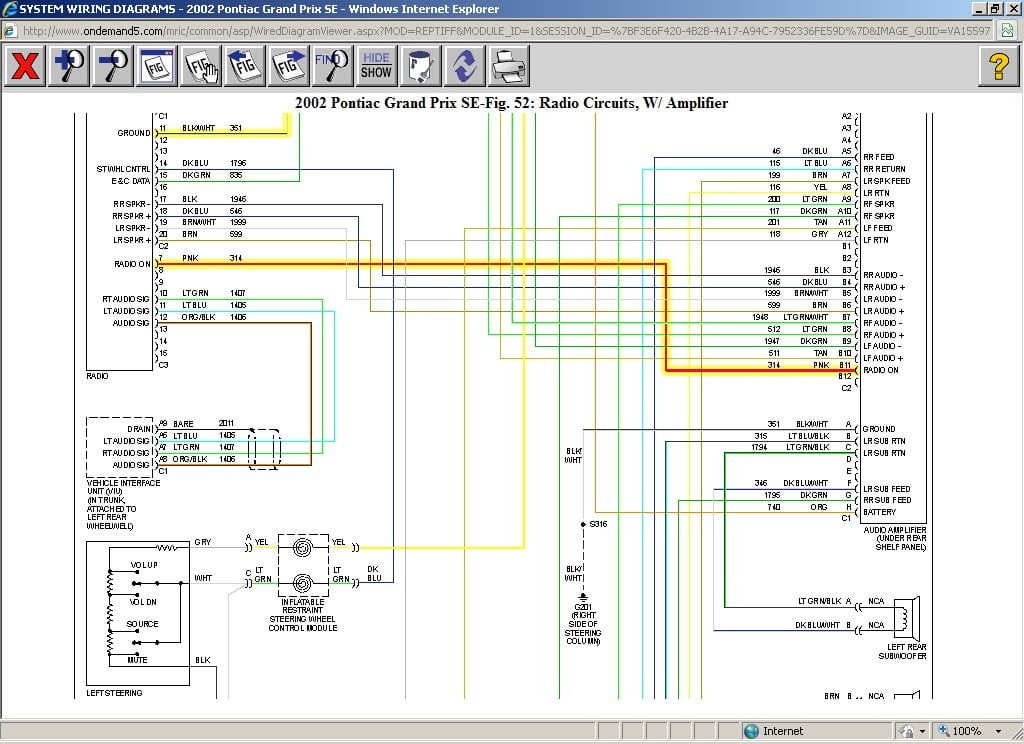 50 2002 Pontiac Grand Am Stereo Wiring Diagram - Wiring Diagram Resource