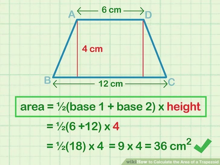 How to find area of a trapezoid