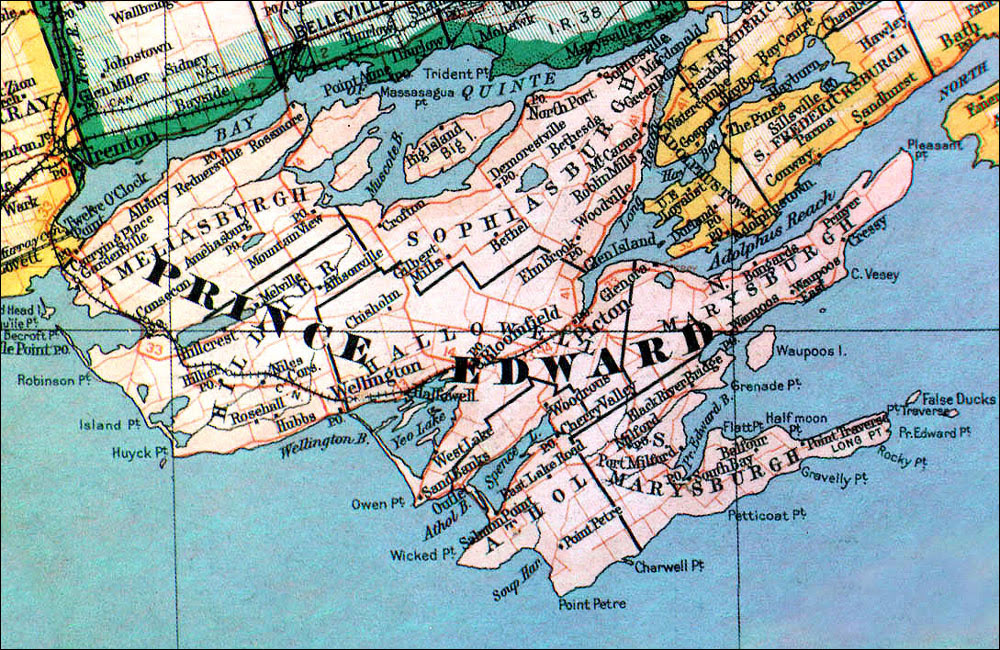 Prince Edward County Map | Gadgets 2018