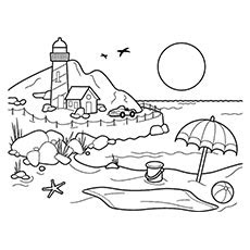 Hello Kitty Goes Swimming From Hello Kitty Coloring Page | Coloring