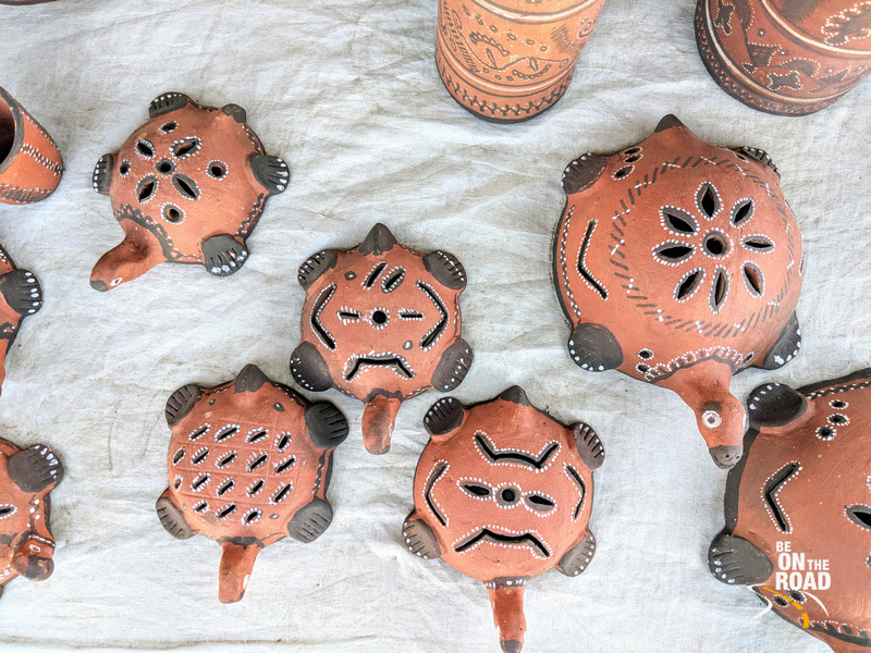 Pottery Tortoises created by the artisans of Kutch