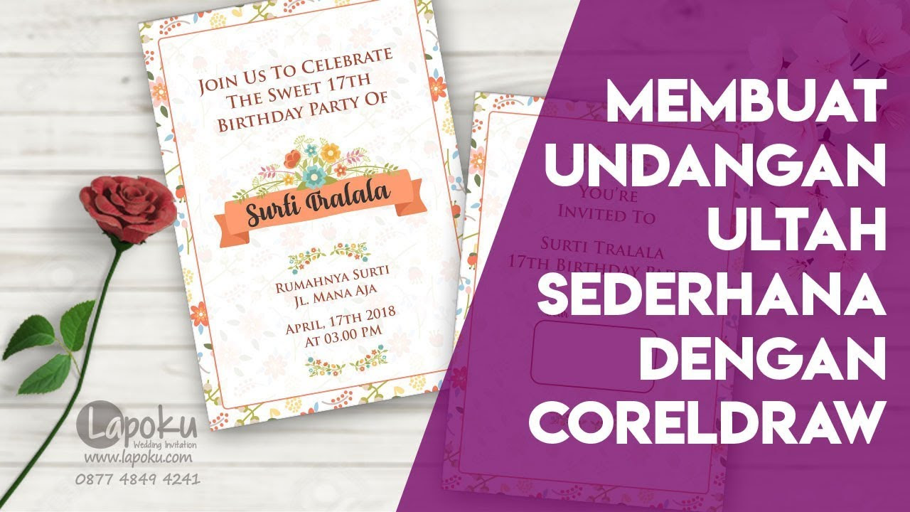 Cara Mengisi Undangan Ulang Tahun