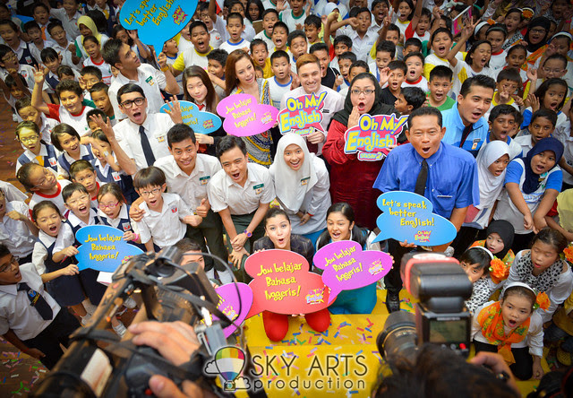 Oh My English Season Musim 2 OME Sekolah Wawasan Press Conference Aaron Aziz Lisa Surihani Zain Saidin Adibah Noor