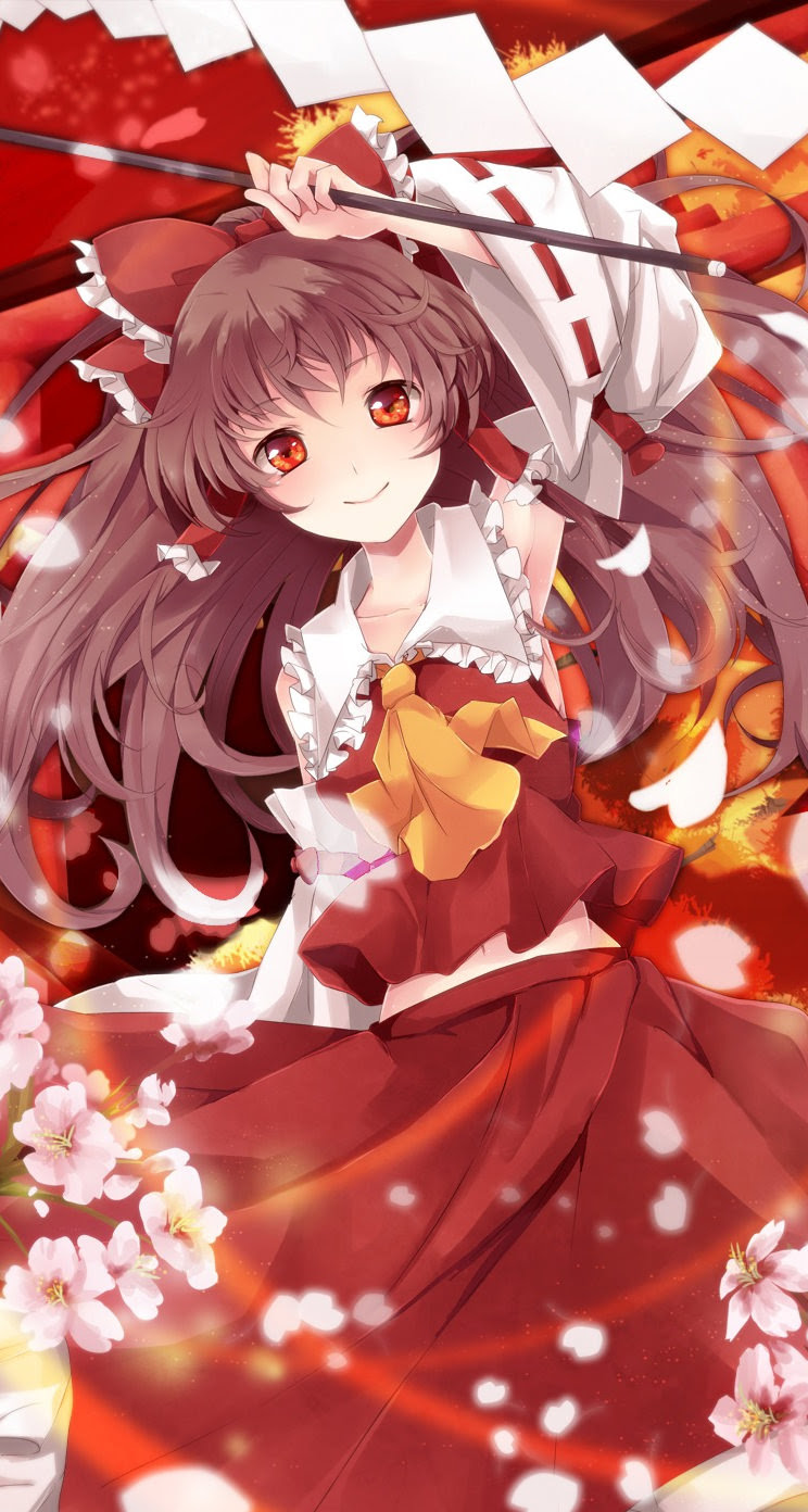 画像コレクションと壁紙 50 Iphone 東方 霊夢 壁紙
