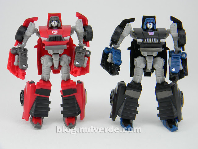 Transformers Windcharger vs Wipe-Out Scout - United - modo robot