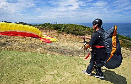 Paraglider at Torquay, Victoria, Australia IMG_5386_Torquay
