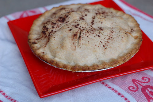 Apple pie just out of the oven