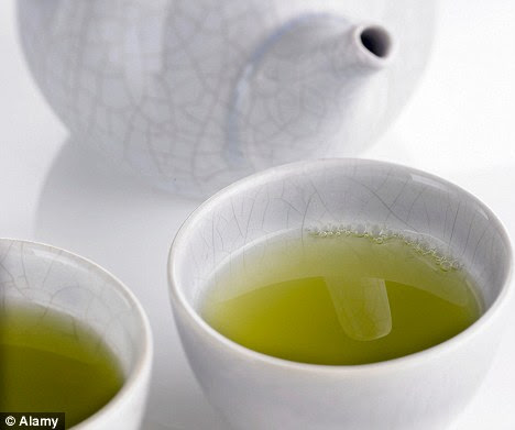 A study found green tea helped reduce the concentration of testosterone 