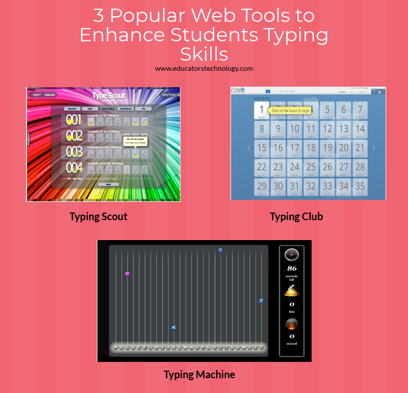 3 Popular Web Tools to Enhance Students Typing Skills