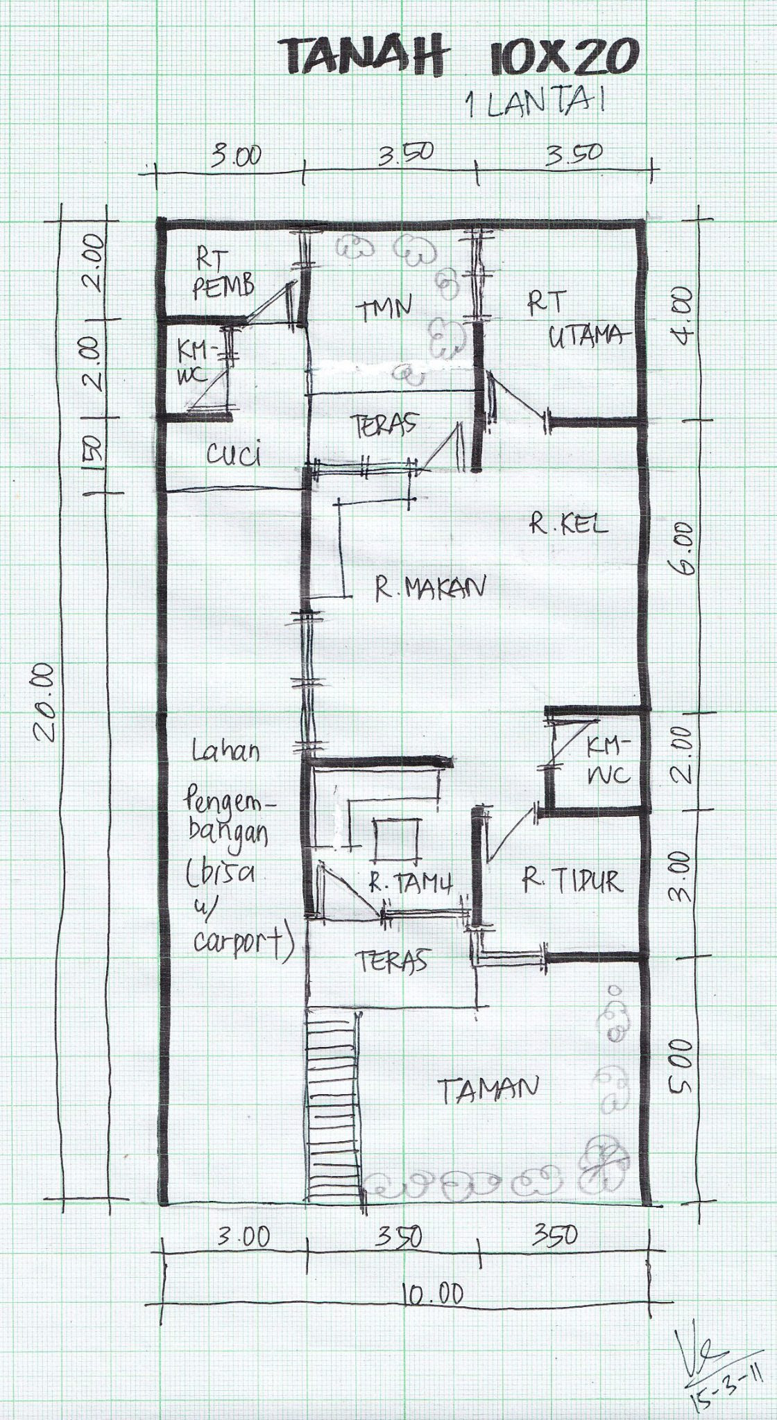 61 Desain Rumah Minimalis 10 X 20 Desain Rumah Minimalis Terbaru