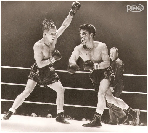 Image result for rocky graziano tony zale fight