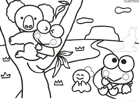 Hello Kitty And Keroppi Coloring Pages - Learn to Color