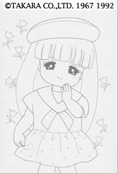 りかちゃん ぬりえ 無料ぬりえページnuriepaemen