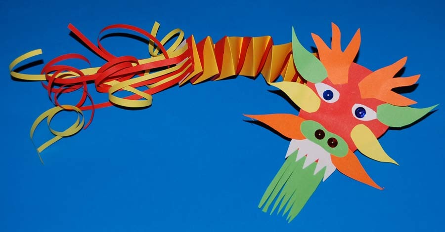 Free for kids: Chinese New Year- Chinese Dragon Make