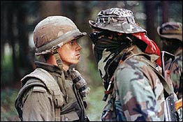 Oka warrior and soldier